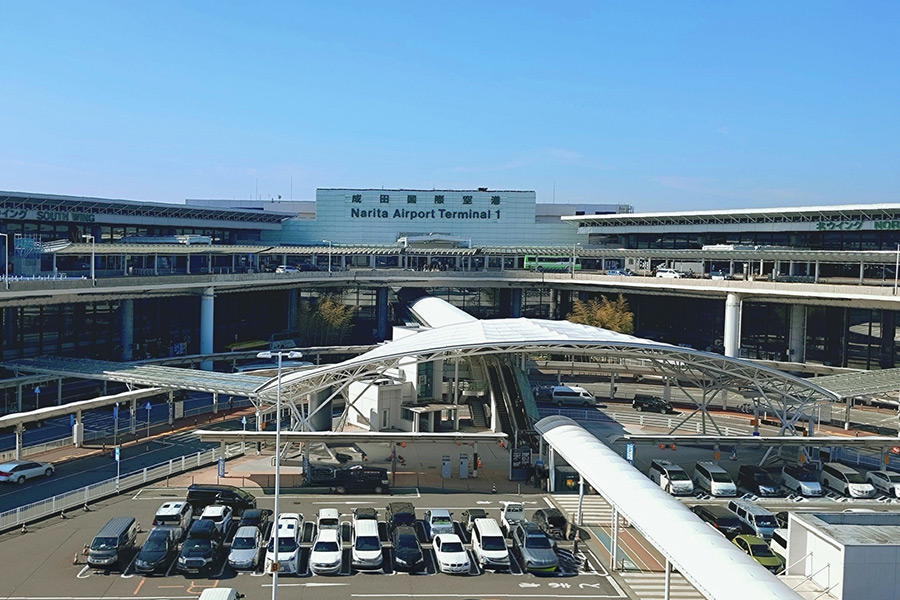 空港と駐車場